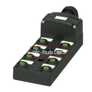 epperl+Fuchs V1-8/16A-E2 8-way M12 sensor distribution box with LEDs