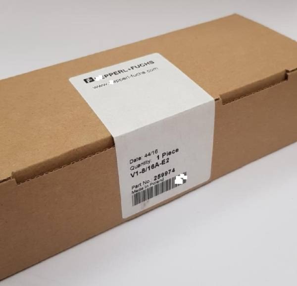 epperl+Fuchs V1-8/16A-E2 8-way M12 sensor distribution box with LEDs