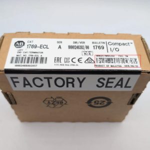 Alt Text: Allen-Bradley 1769-ECL CompactLogix Left End Cap packing view