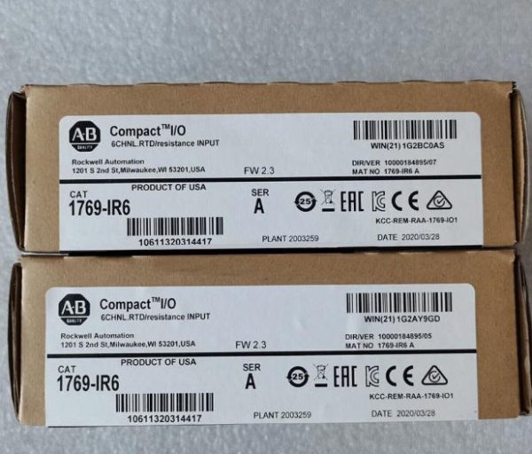 Allen-Bradley 1769-IR6 CompactLogix RTD Input Module