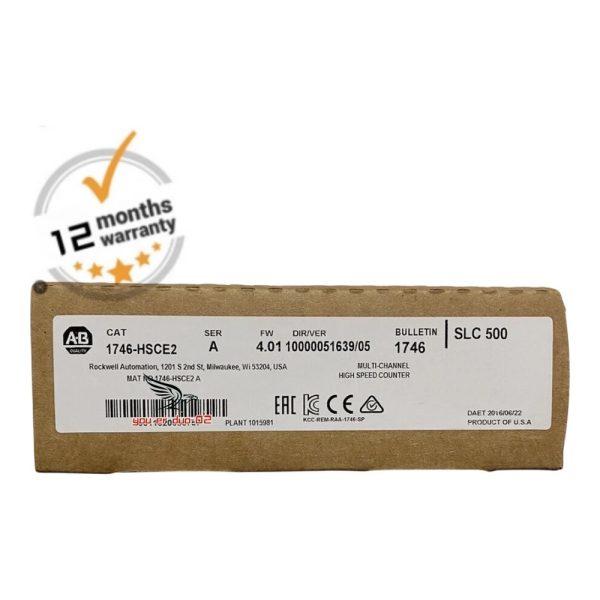 Allen-Bradley 1746-HSCE2 – Original Factory Packaging – sealed Allen-Bradley box