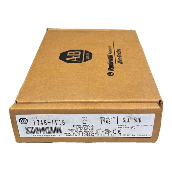 Allen-Bradley 1746-IV16 – Original Factory Packaging – sealed Allen-Bradley box