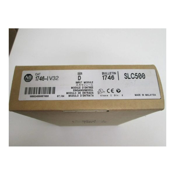 Allen-Bradley 1746-IV32 – Original Factory Packaging – sealed Allen-Bradley box
