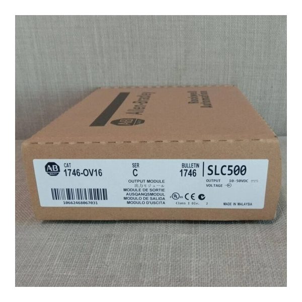 Allen-Bradley 1746-OV16 – Original Factory Packaging – sealed Allen-Bradley box