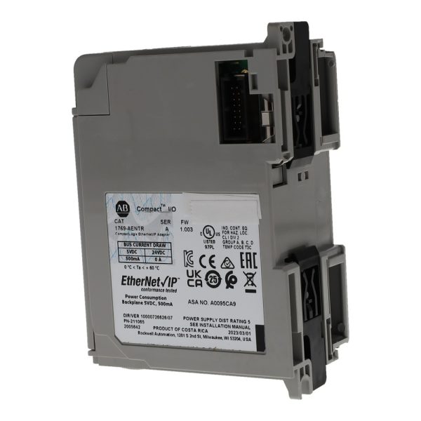 Allen-Bradley 1769-AENTR – Left Side View