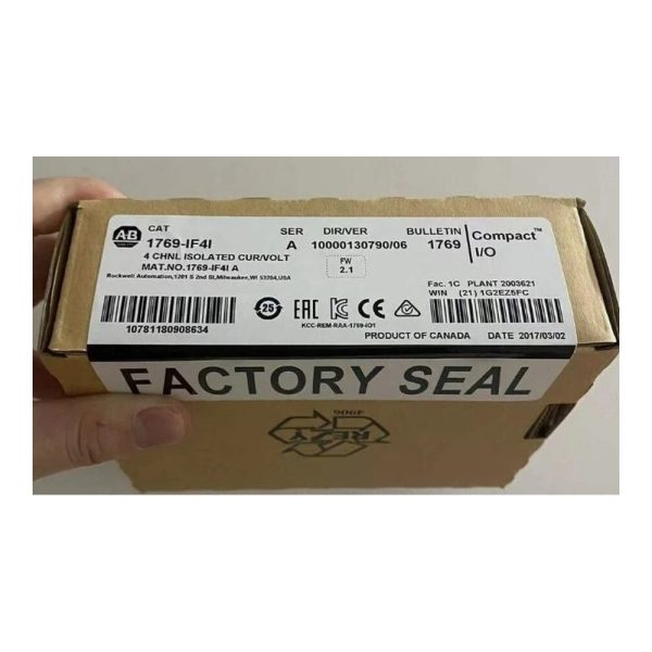 Allen-Bradley 1769-IF4I – Original Factory Packaging – sealed Allen-Bradley box