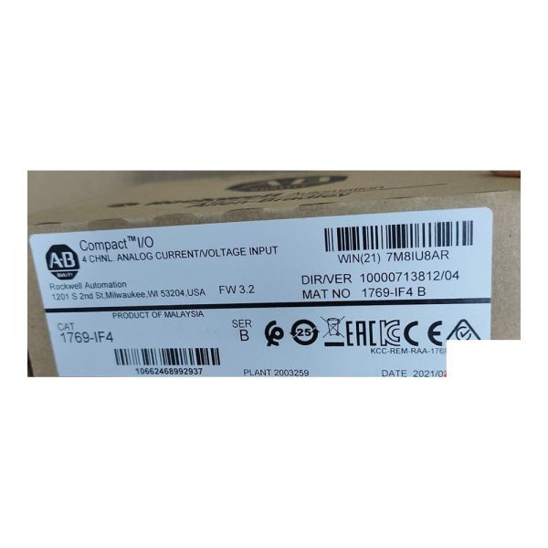 Allen-Bradley 1769-IF4 – Original Packing Box