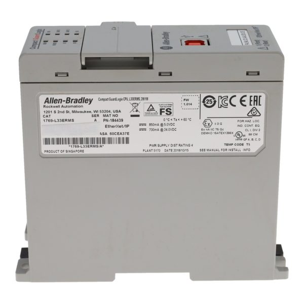 Allen-Bradley 1769-L33ERMS – Left View