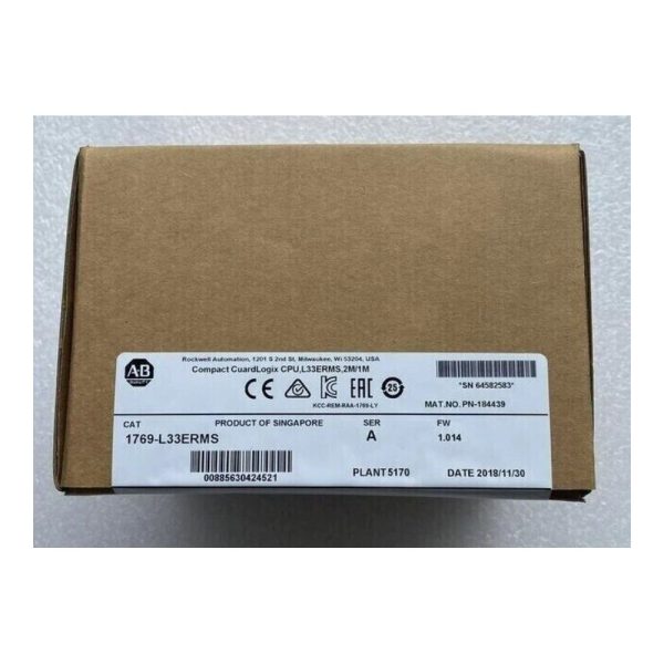Allen-Bradley 1769-L33ERMS – Original Packaging
