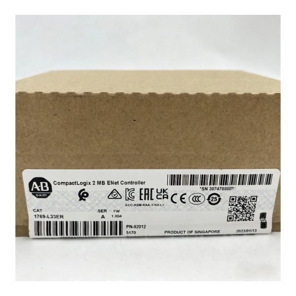 Allen-Bradley 1769-L33ER – Original Factory Packaging – sealed Allen-Bradley 1769-L33ER box