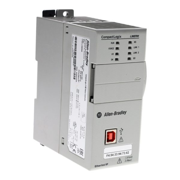 Allen-Bradley 1769-L36ERM – Three-Quarter Angle View