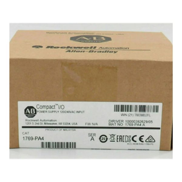 Allen-Bradley 1769-PA4 – Original Factory Packaging – sealed Allen-Bradley box