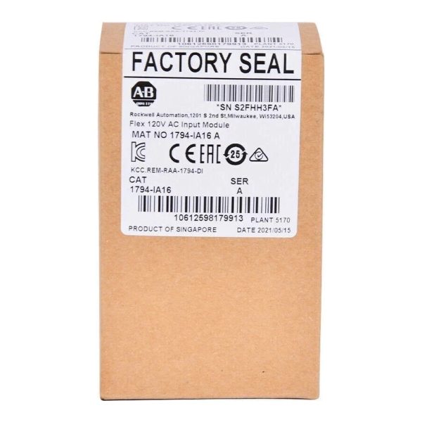 Allen-Bradley 1794-IA16 – Original Factory Packaging – sealed Allen-Bradley box