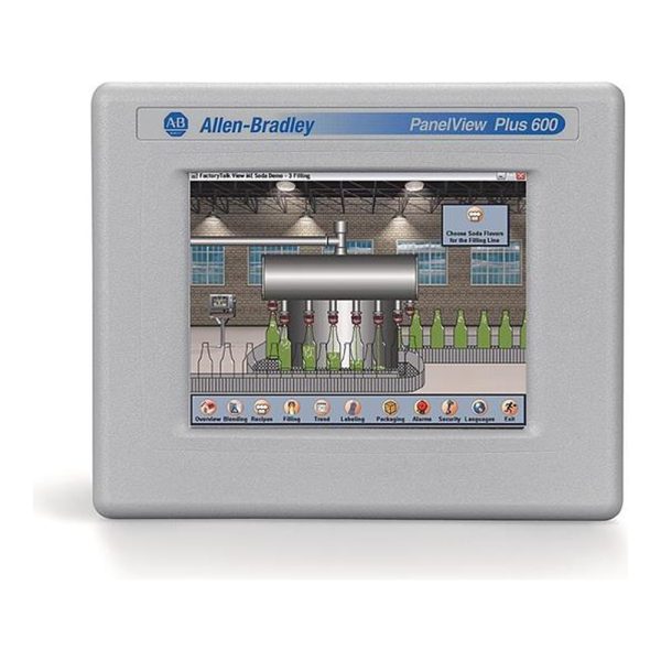 Allen-Bradley 2711P-T6C5D8 – Rear View