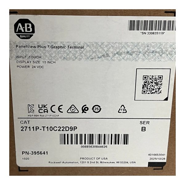 Allen-Bradley 2711P-T10C22D9P – Product View 5