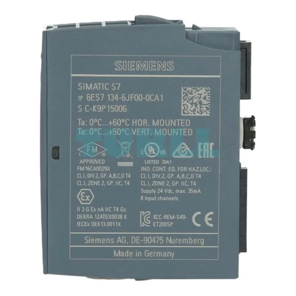 Allen-Bradley 6ES7134-6JF00-0CA1 – Front View